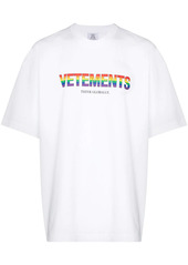 Vetements logo-print cotton T-shirt