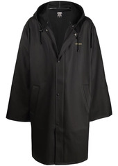Vetements logo-print hooded raincoat