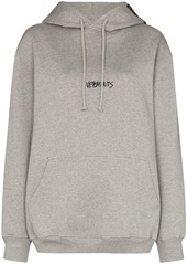 Vetements logo-print long-sleeve hoodie