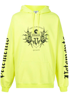 Vetements logo-print pullover hoodie