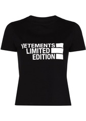 Vetements logo print T-shirt