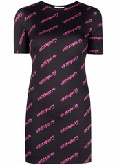 Vetements logo-print T-shirt dress