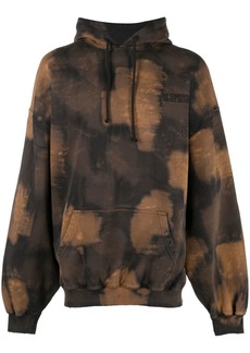 Vetements overbleached cotton hoodie