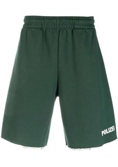 Vetements Polizei raw-edge shorts