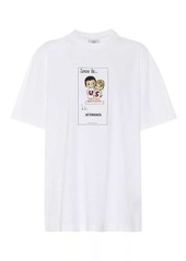 Vetements Printed cotton T-shirt