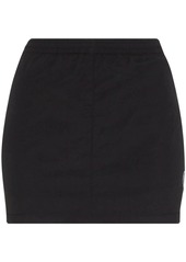 Vetements logo-embroidered track mini skirt