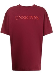 Vetements Unskinny slogan-print T-shirt