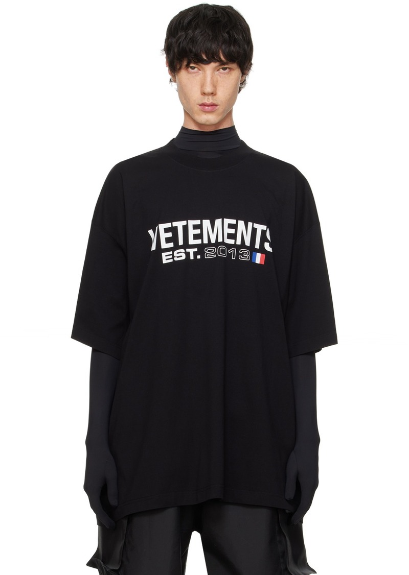 VETEMENTS Black Flag T-Shirt