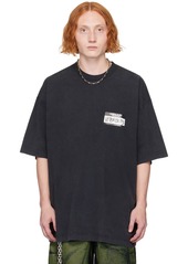 VETEMENTS Black 'My Name Is Vetements' T-Shirt