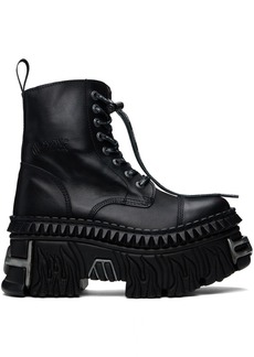 VETEMENTS Black New Rock Edition Combat Boots
