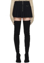 VETEMENTS Black Pleated Miniskirt