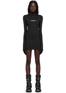 VETEMENTS Black Printed Mini Dress