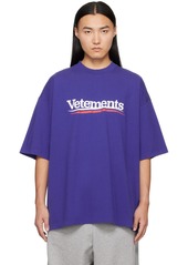VETEMENTS Blue Campaign T-Shirt
