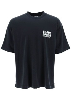 Vetements 'brain power' t-shirt