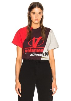 VETEMENTS Cutup Graphic Tee