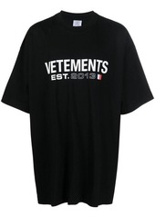 VETEMENTS Logo cotton t-shirt