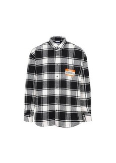 VETEMENTS  MY NAME IS FLANNEL SHIRT