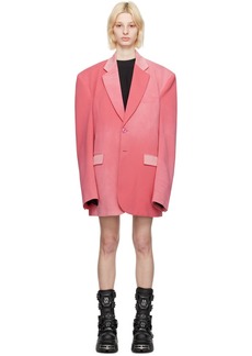 VETEMENTS Pink Faded Blazer