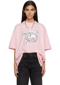VETEMENTS Pink Magic Unicorn T-Shirt