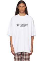 VETEMENTS White 'Limited Edition' T-Shirt