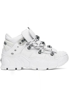 VETEMENTS White New Rock Edition Race Sneakers
