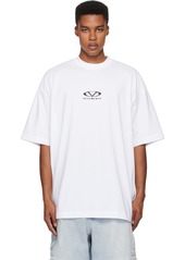 VETEMENTS White Oval Logo Oversized T-shirt