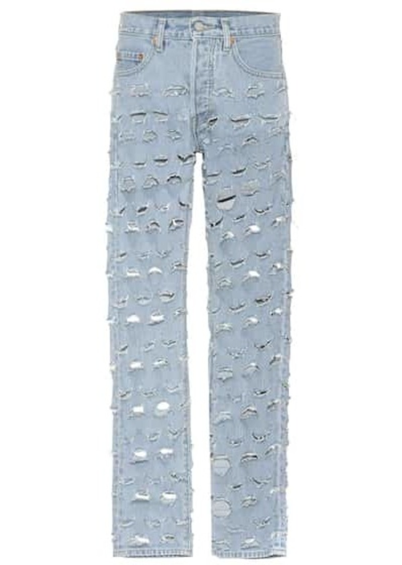 levi's deconstructed jeans
