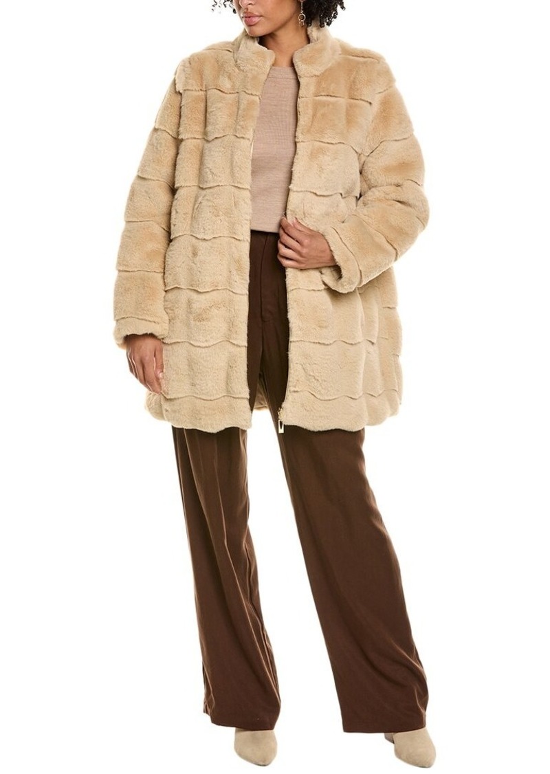 Via Spiga Plush Wave Jacket