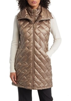 Via Spiga Quilted Puffer Vest with Bib