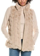 Via Spiga Reversible Faux Fur Vest