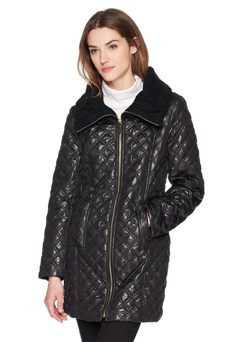 women's lightweight quilted jacket with hood