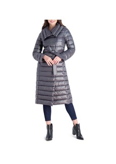 Via Spiga Womens Quilted Long Puffer Jacket