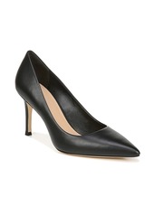Via Spiga Cloe Pointed Toe Pump in Black Leather at Nordstrom