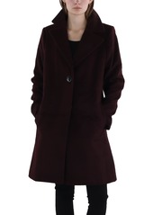 Via Spiga Womens Wool Collared Walker Coat