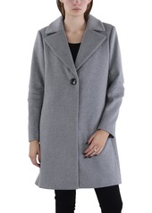 Via Spiga Womens Wool Collared Walker Coat