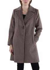 Via Spiga Womens Wool Collared Walker Coat