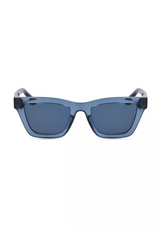 Victoria Beckham 52MM Denim Family Modified Rectangular Sunglasses