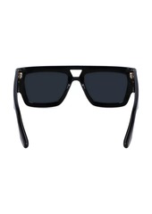 Victoria Beckham 55MM V Plaque Square Sunglasses