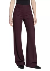 Victoria Beckham Alina High-Rise Flared Trousers