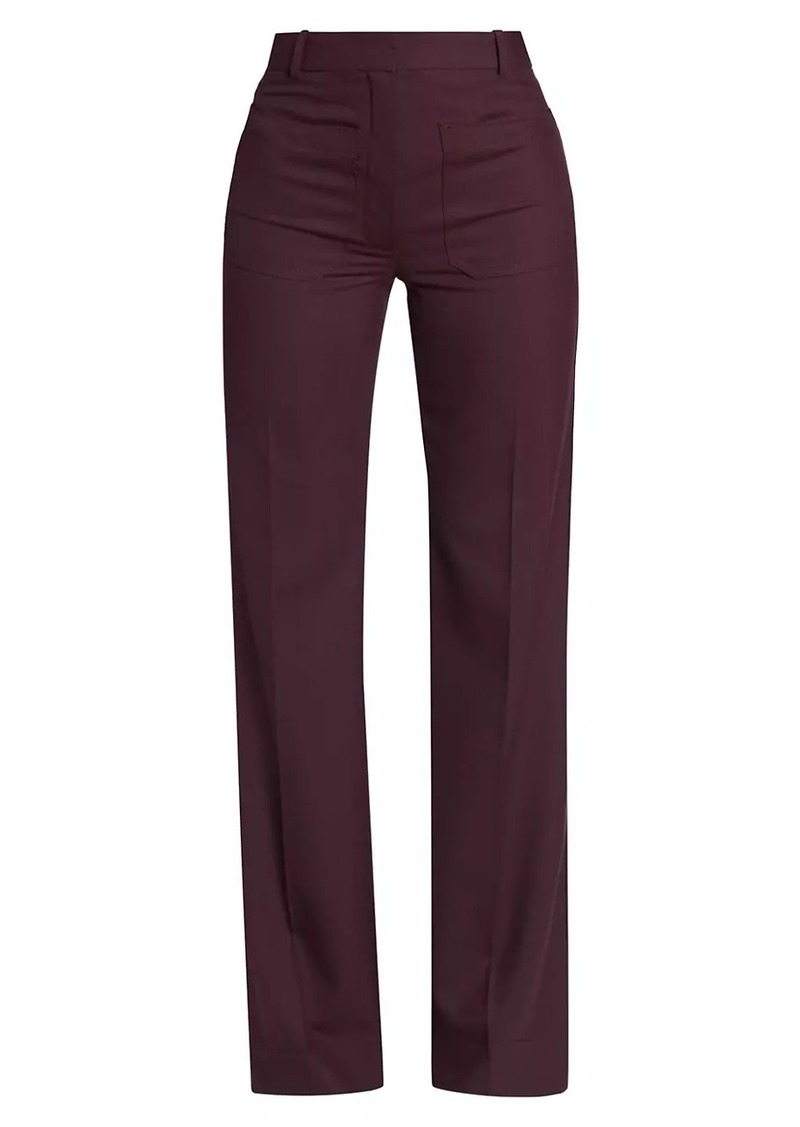 Victoria Beckham Alina High-Rise Flared Trousers