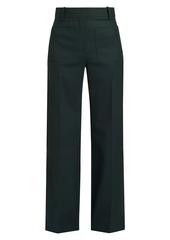 Victoria Beckham Alina Wool-Blend Flare Trousers