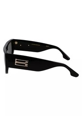 Victoria Beckham B Buckle 55MM Rectangle Sunglasses