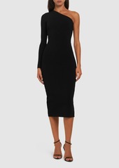 Victoria Beckham Body Compact Viscose Midi Dress