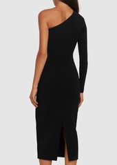 Victoria Beckham Body Compact Viscose Midi Dress