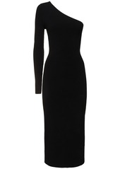 Victoria Beckham Body Compact Viscose Midi Dress