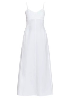 Victoria Beckham Cotton-Blend Sleeveless Fit & Flare Midi-Dress