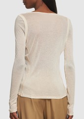 Victoria Beckham Crewneck Jersey T-shirt