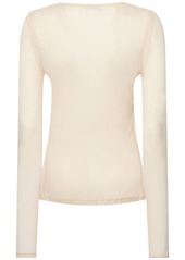 Victoria Beckham Crewneck Jersey T-shirt