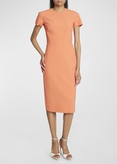 Victoria Beckham Fitted T-Shirt Sheath Dress