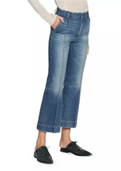 Victoria Beckham High-Rise Flared Crop Jeans